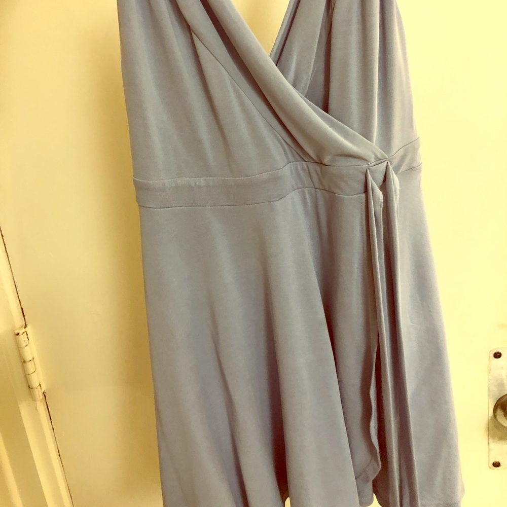 Urban outfitters light blue romper.